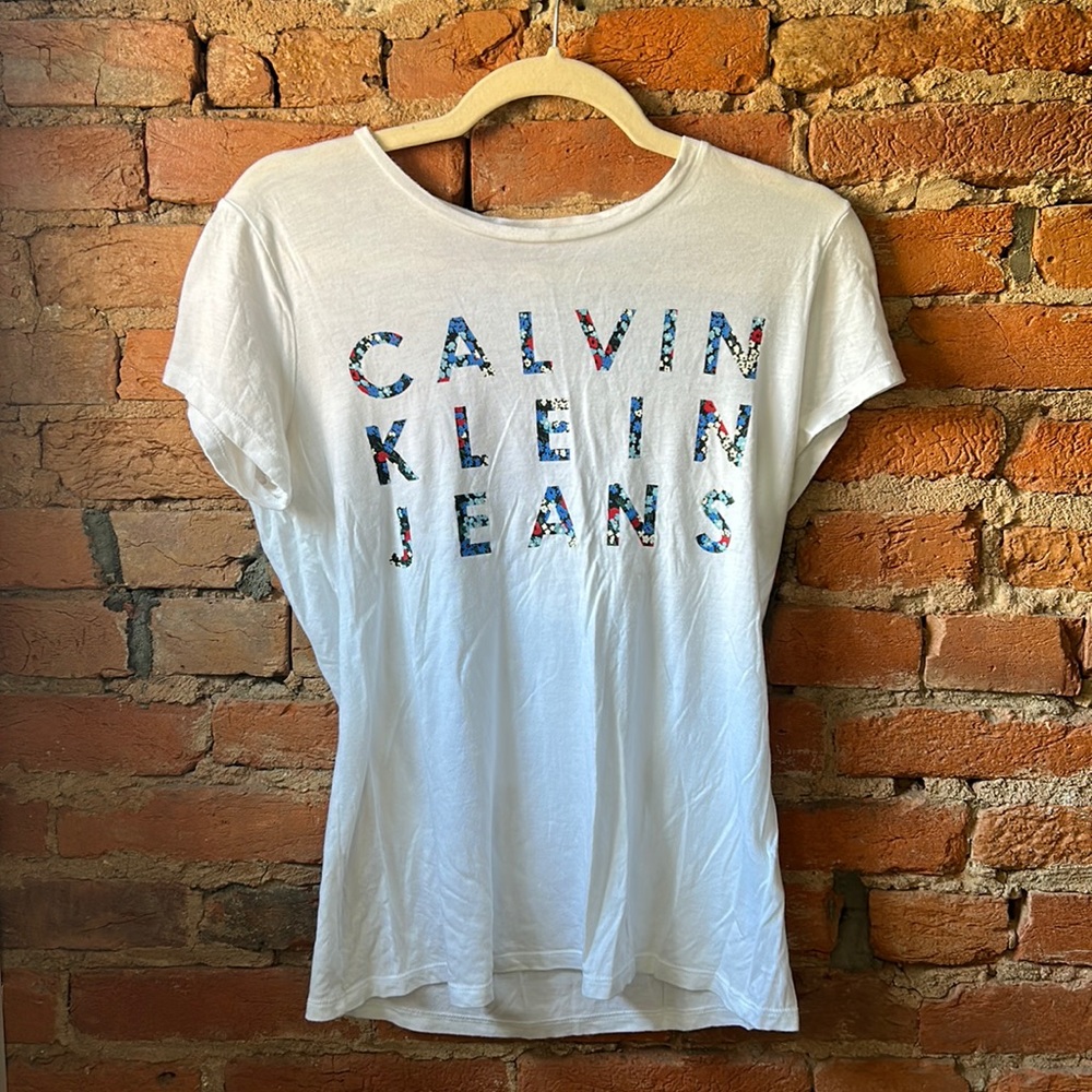 Calvin Klein Jeans White Tee